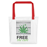 Free The Cure "Bars" Tote bag
